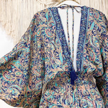 Cargar imagen en el visor de la galería, Vestido Anís corto Azul (S-M)