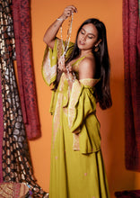 Cargar imagen en el visor de la galería, Vestido Amatista Bordado Verde