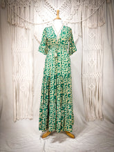 Cargar imagen en el visor de la galería, Vestido Jazmín Corto Geométrico (S-M)