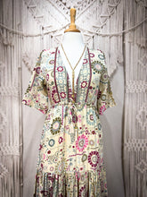 Cargar imagen en el visor de la galería, Vestido Jazmín Corto Crudo (S-M)