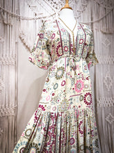 Cargar imagen en el visor de la galería, Vestido Jazmín Corto Crudo (S-M)