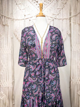Cargar imagen en el visor de la galería, Vestido Jazmín Corto Mehendi (S-M)
