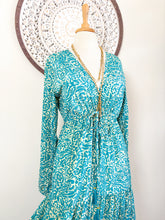 Cargar imagen en el visor de la galería, Vestido Jazmín Print Calipso (M-L)
