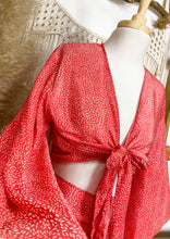 Cargar imagen en el visor de la galería, Conjunto Sirena Rojo Coral (S-M)