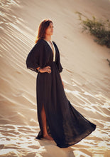 Cargar imagen en el visor de la galería, Kaftan Sarah Negro (S-L)
