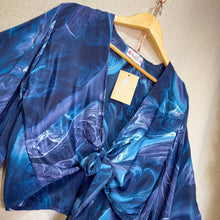 Cargar imagen en el visor de la galería, Top Kimono Mar
