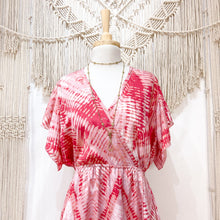 Cargar imagen en el visor de la galería, Vestido Midi Rosa Print, M-L
