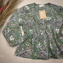 Cargar imagen en el visor de la galería, Blusa Luz Verde Flor

