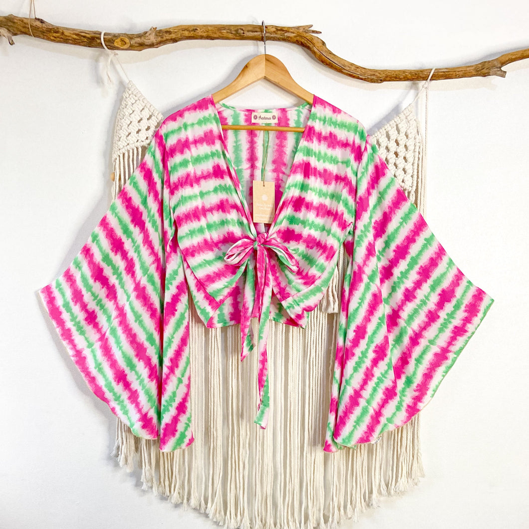 Top Kimono Fucsia (estándar)