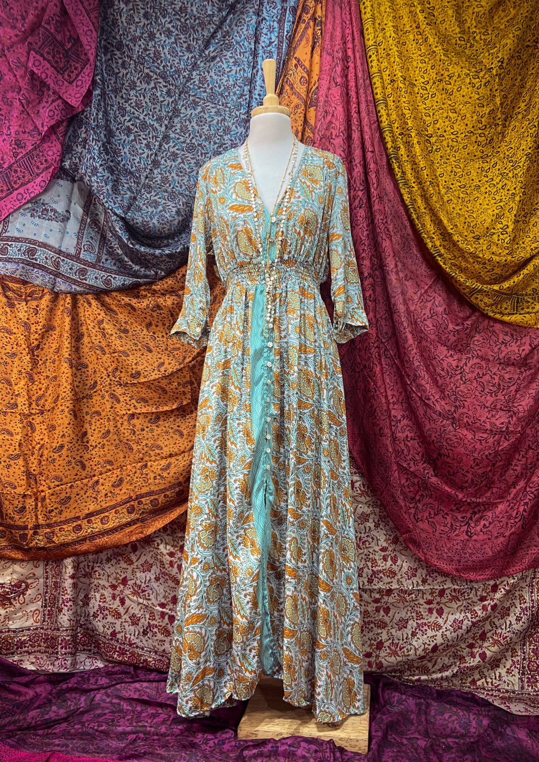 Vestido Jane Cielo (M-L)