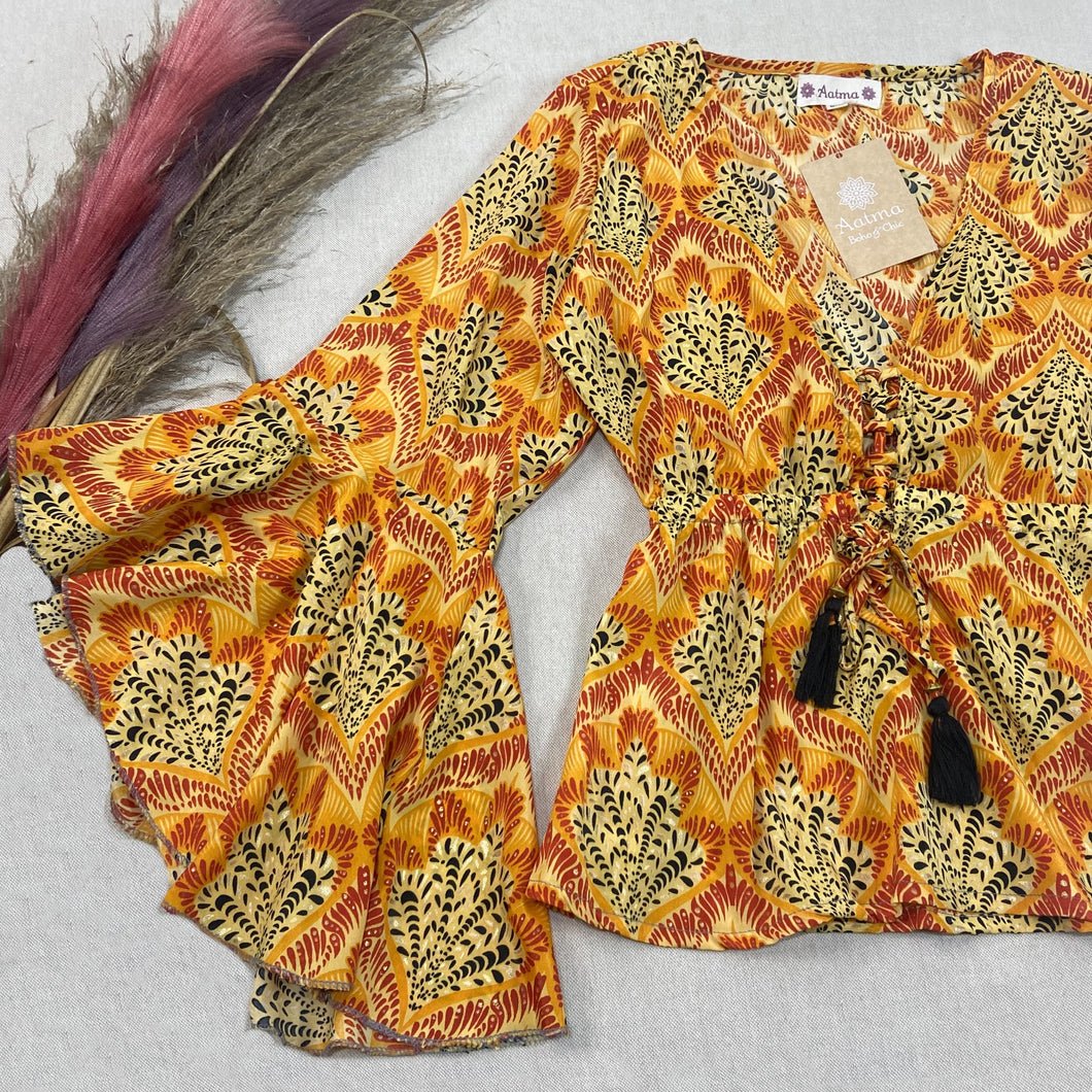 Blusa Gitana Orange (S-M)