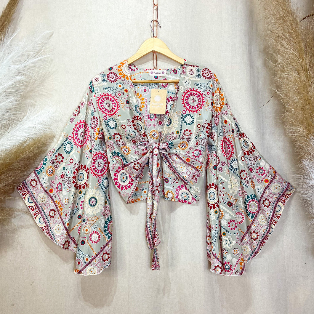 Top Kimono Red Sun