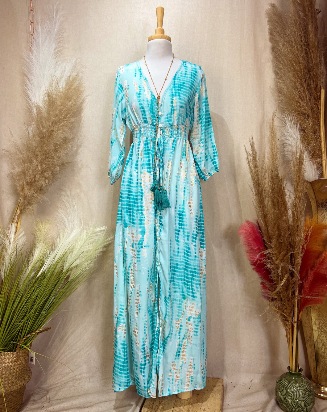 Vestido Jane Turquesa
