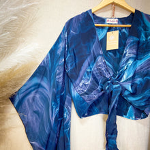 Cargar imagen en el visor de la galería, Top Kimono Mar
