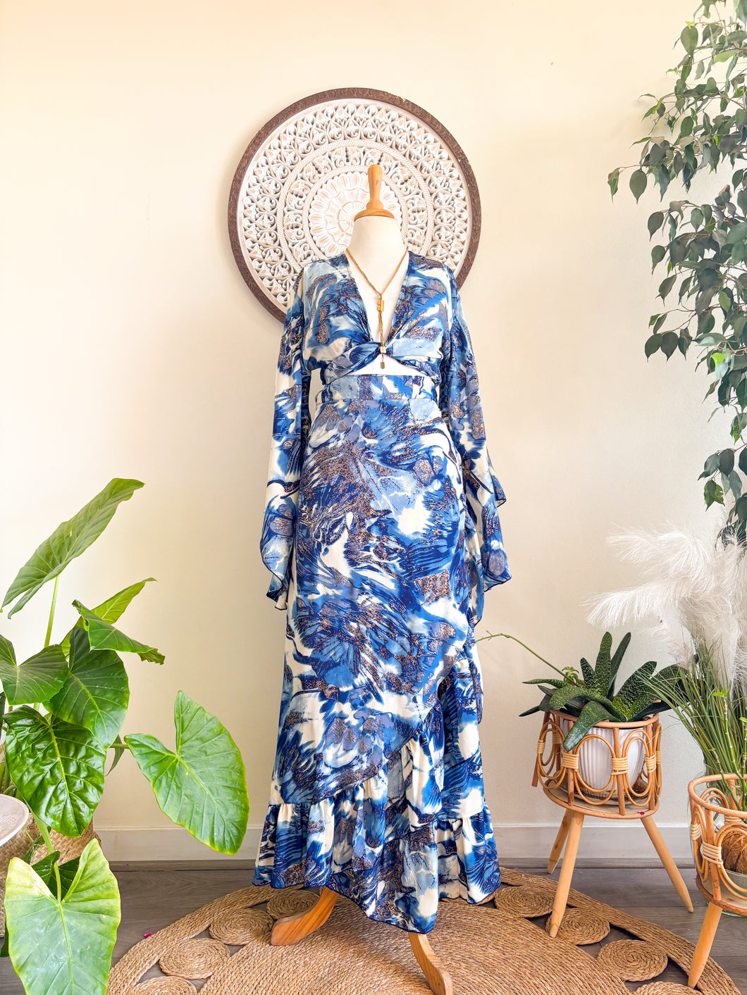 Conjunto Goa Blue Gold