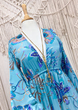 Cargar imagen en el visor de la galería, Vestido Jazmín Mar (M-L)
