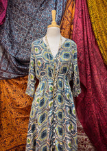 Cargar imagen en el visor de la galería, Vestido Jane Petróleo (M)
