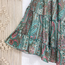 Cargar imagen en el visor de la galería, Pollera Boho Turquesa (M-L)
