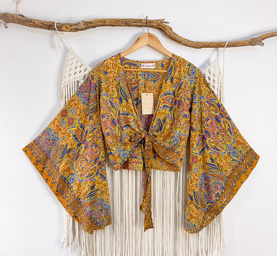Top Kimono Mostaza (estándar)