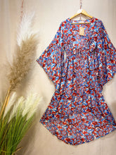 Cargar imagen en el visor de la galería, Kimono Kaftan Blue
