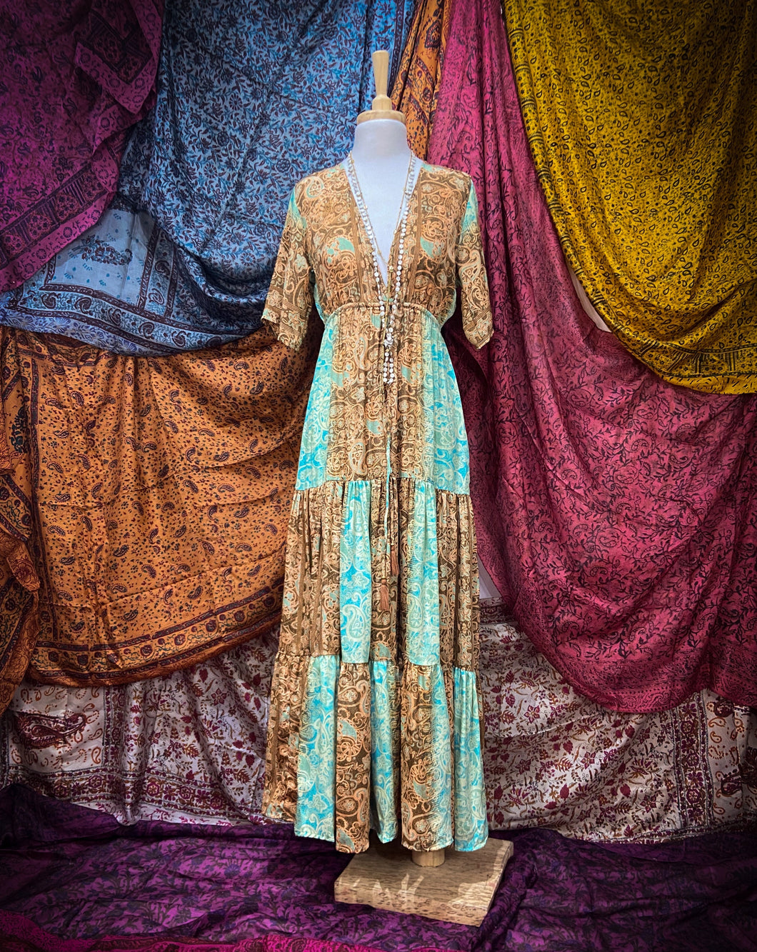 Vestido Jazmín Corto Arena S-M