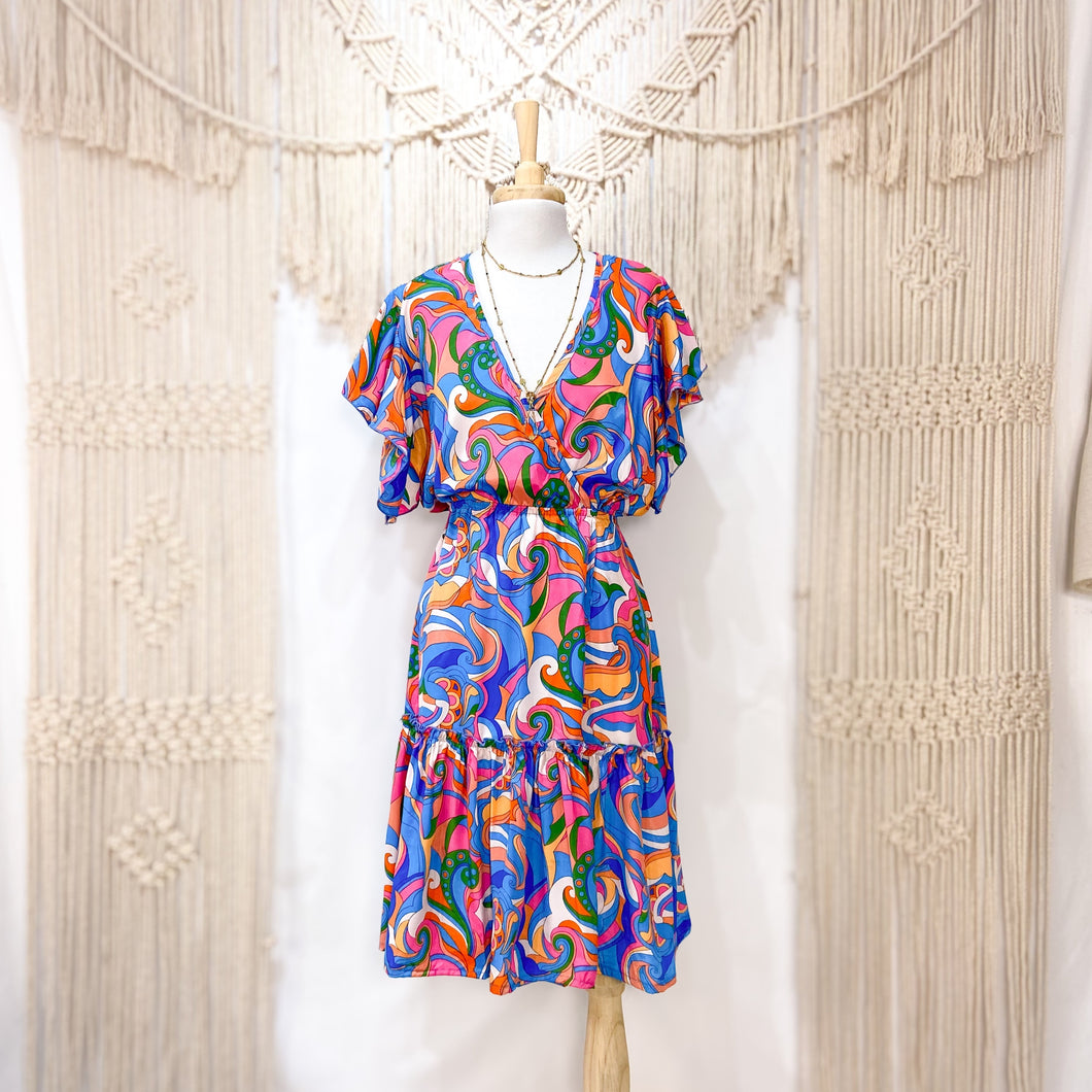 Vestido Midi Hippie Day, S-M