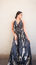 Cargar imagen en el visor de la galería, Vestido Asha Black Gold
