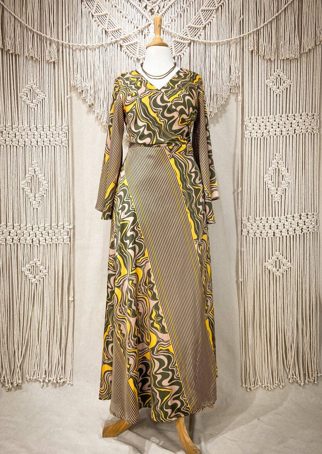 Vestido Pitta Olivo (M-L)