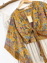 Cargar imagen en el visor de la galería, Top Kimono Mostaza (estándar)

