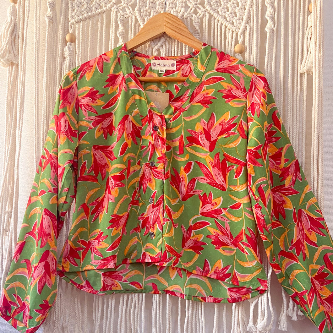 Blusa Luz Green Wild