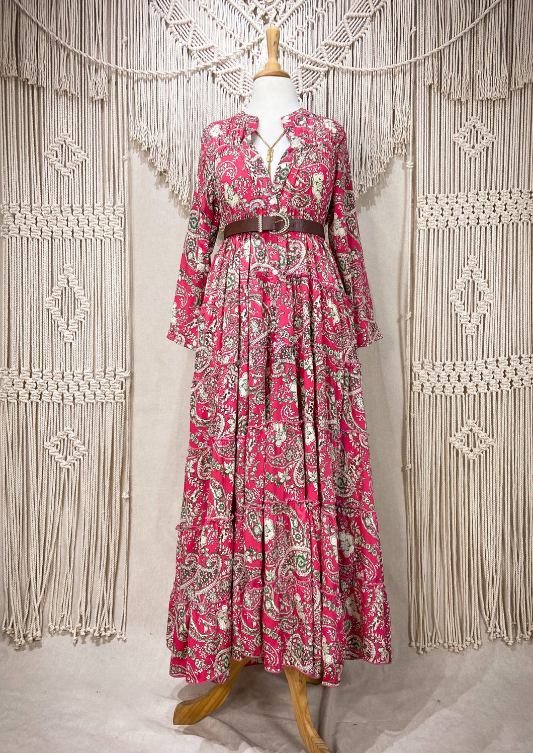 Vestido Alma Coral (M-L)