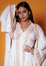 Cargar imagen en el visor de la galería, Vestido Amatista Bordado Blanco
