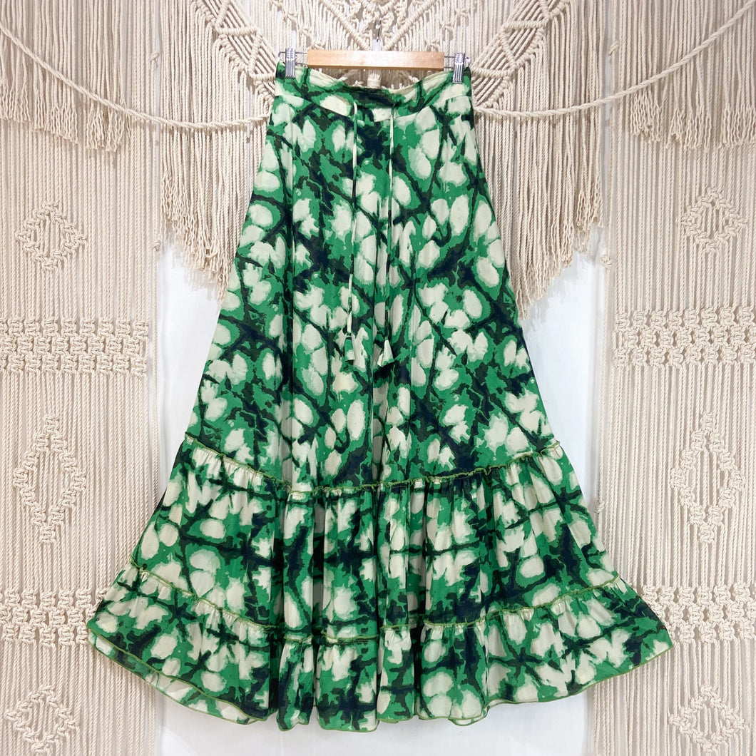 Pollera Boho Verde (M-L)