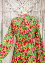Cargar imagen en el visor de la galería, Vestido Jazmín Green Wild

