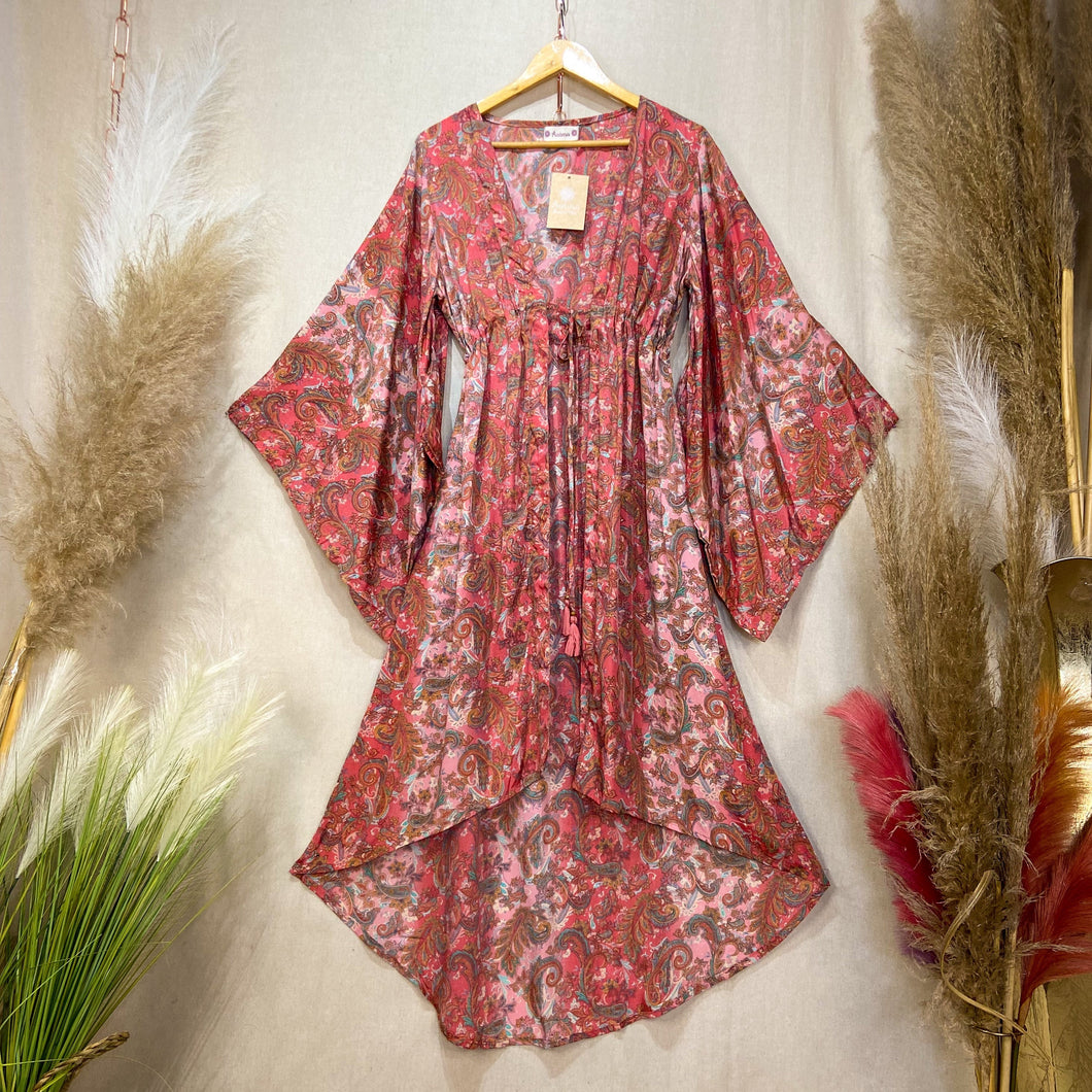 Kimono Kaftan Coral