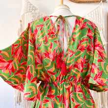 Cargar imagen en el visor de la galería, Vestido Alba Green Wild, S-M

