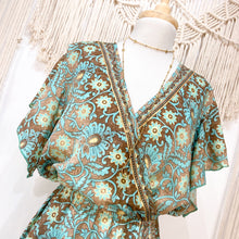 Cargar imagen en el visor de la galería, Vestido Midi calipso Flor, M-L
