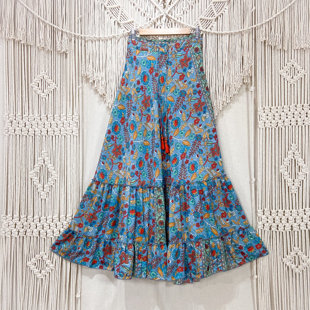 Pollera Boho Azulada (M-L)