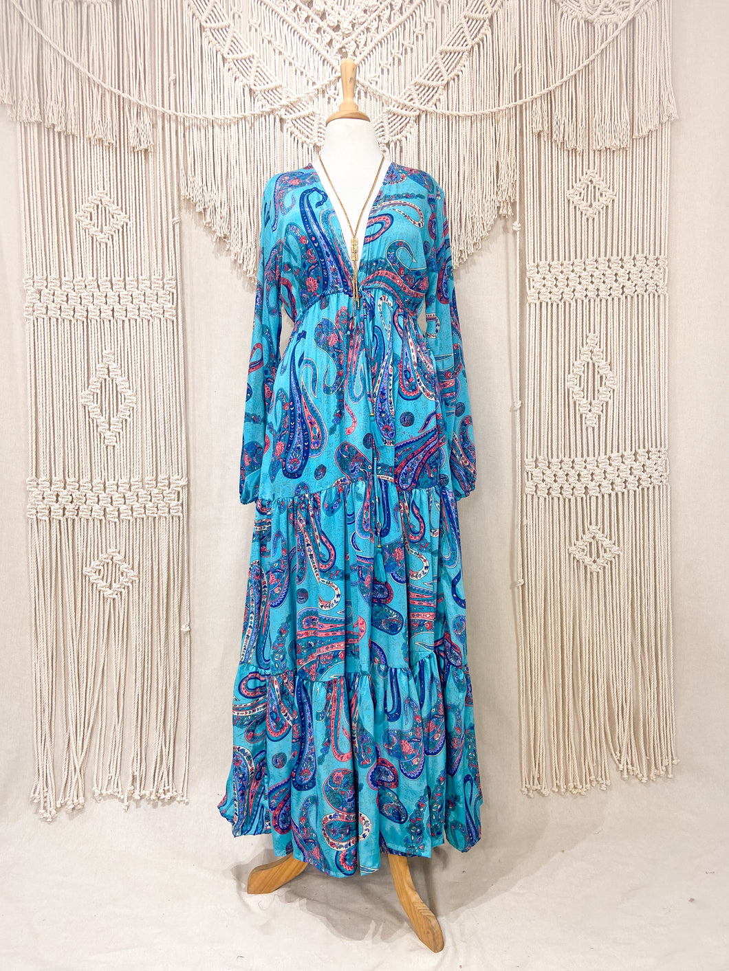 Vestido Jazmín Calipso Mehendi