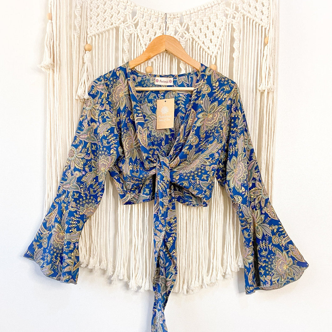 Top Amalia Blue Gold (estándar)