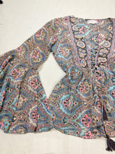 Cargar imagen en el visor de la galería, Blusa Gitana Rosa Pastel (M-L)
