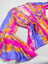 Cargar imagen en el visor de la galería, Blusa Gitana Tie Dye (M-L)
