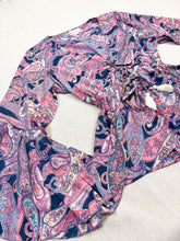 Cargar imagen en el visor de la galería, Blusa Gitana Blue Pink (M-L)
