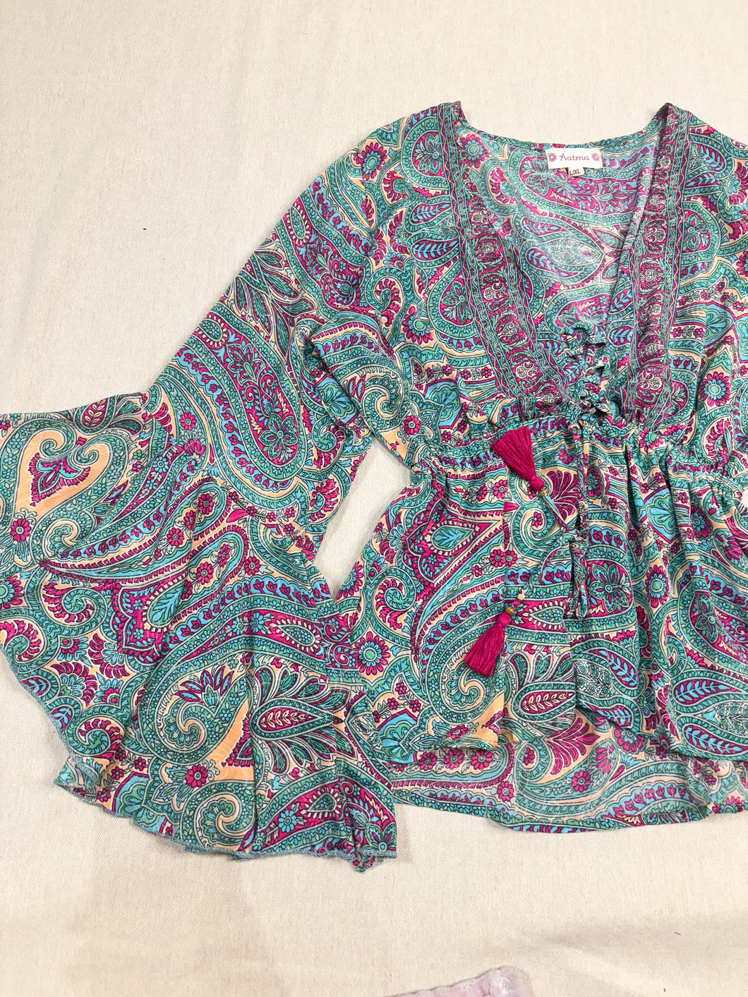 Blusa Gitana Mehendi (S-M)