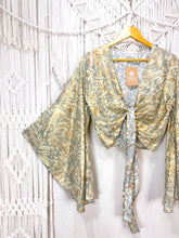 Cargar imagen en el visor de la galería, Top Kimono Olive (estándar)
