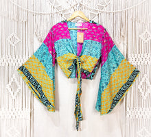 Cargar imagen en el visor de la galería, Top Kimono Patch Work Gipsy (estándar)
