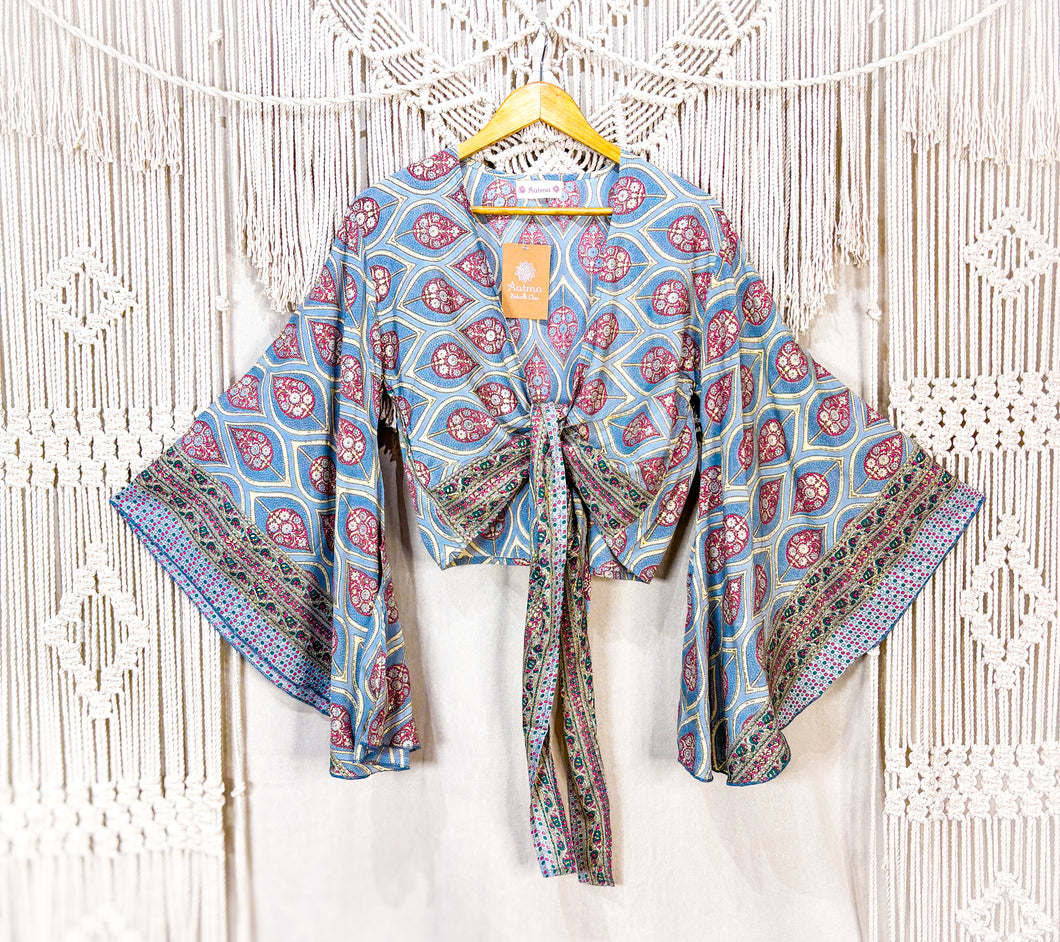 Top Kimono Azulado (estándar)