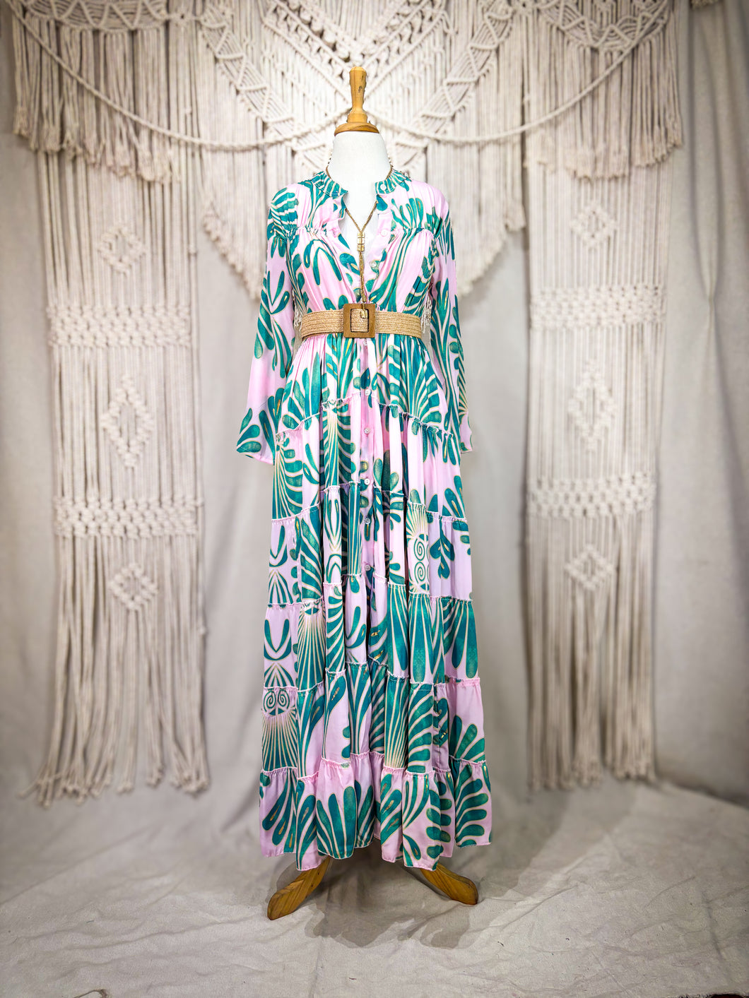 Vestido Alma Pink (M-L)