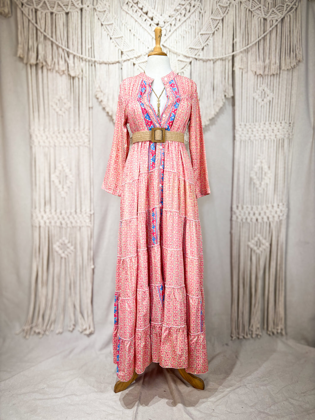 Vestido Alma Koral Gold (M-L)