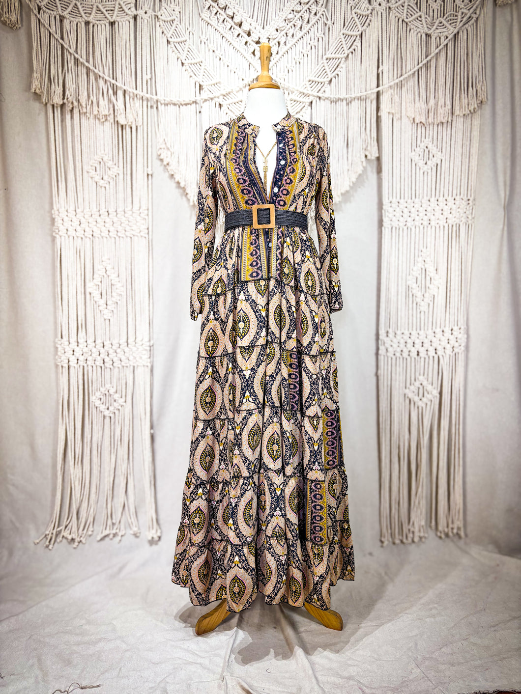 Vestido Alma Gold (S-M)